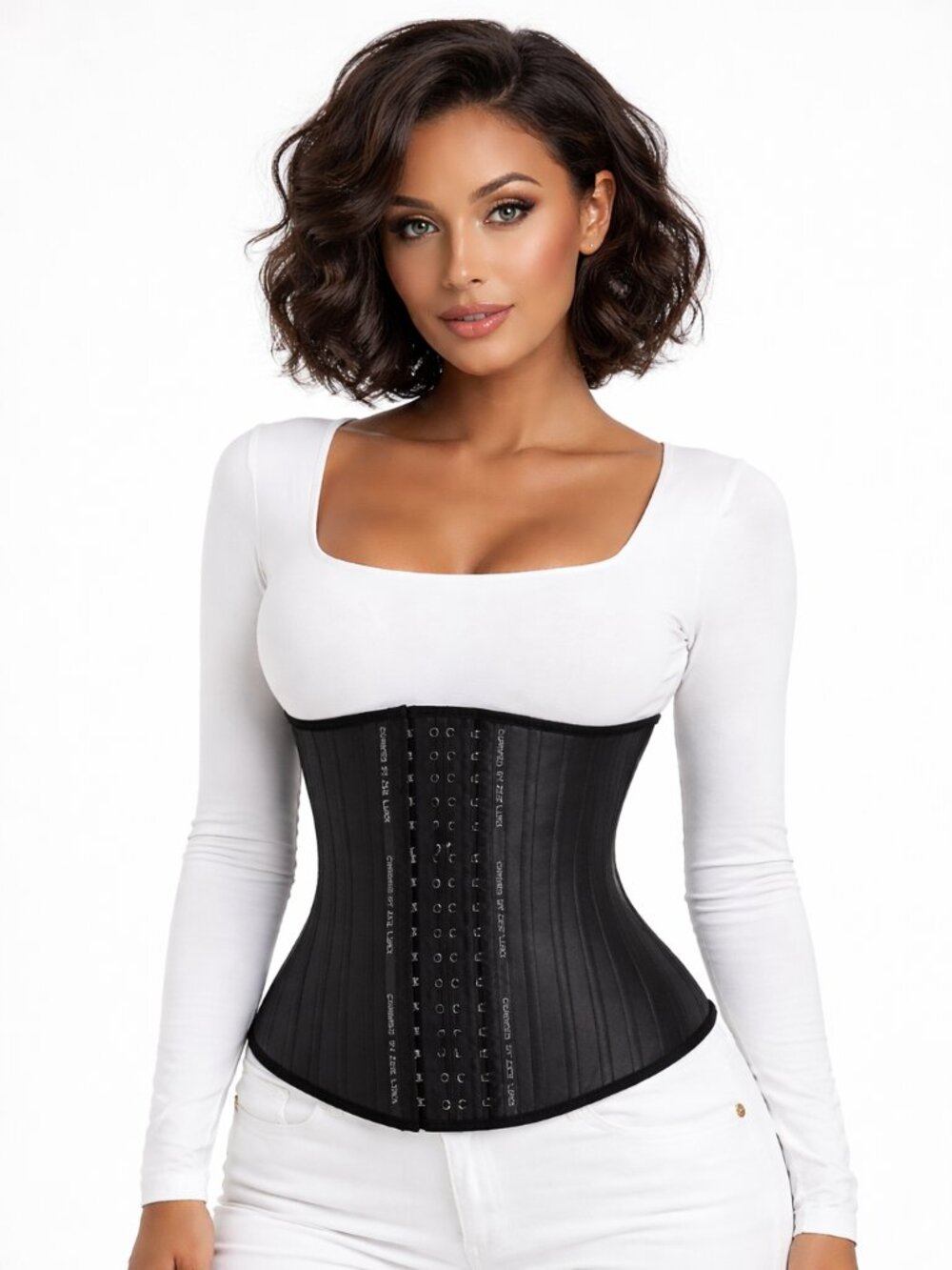 LUXX CURVES BLACK WAIST TRAINER